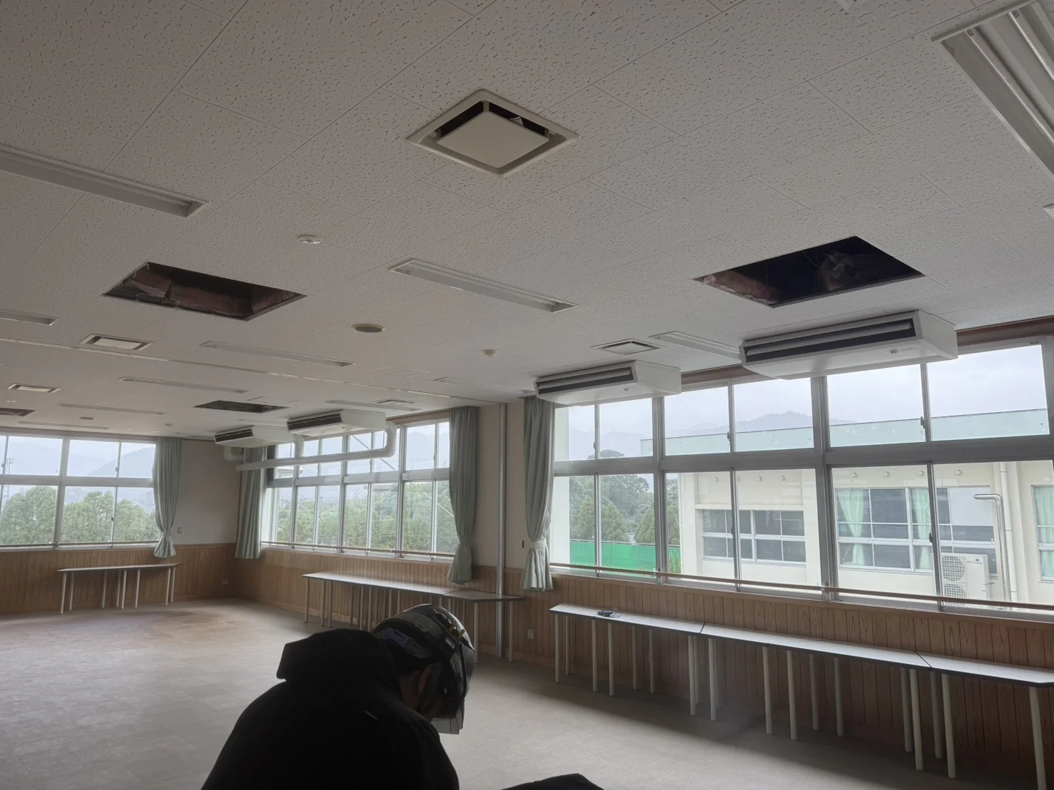 延岡市内の中学校 空調設備工事（協力施工）